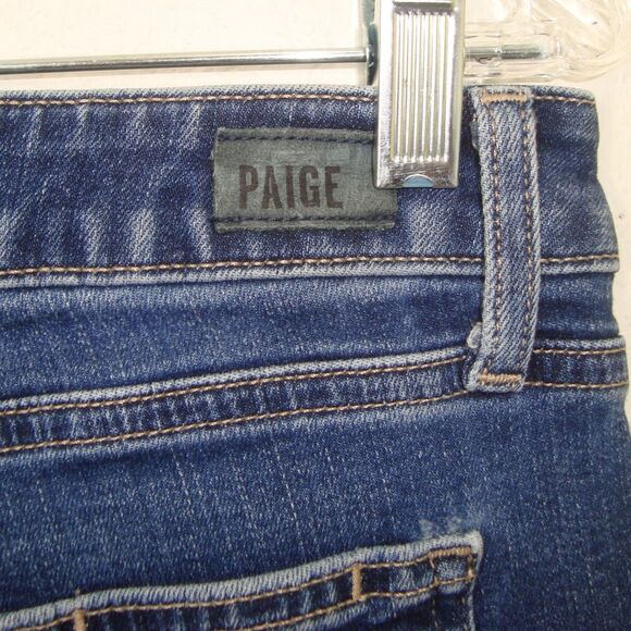 Paige Brigitte Midrise Boyfriend Jeans in Enchant Wash Size 30 - Picture 12 of 13